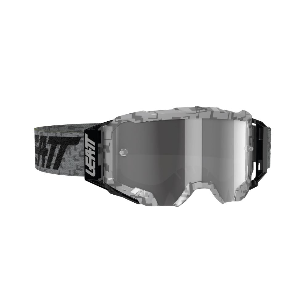 Leatt 2024 Goggles Velocity 4.5 Steel - Light Grey Lens